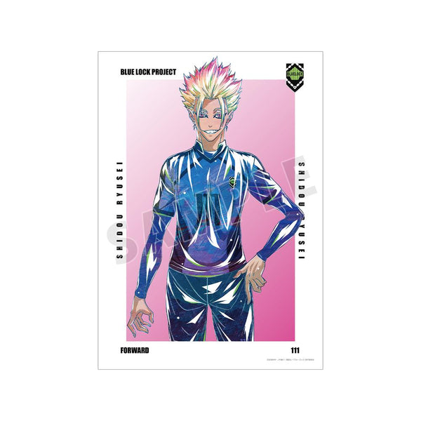 『ブルーロック』士道 龍聖 Ani-Art 第3弾 A3マット加工ポスター【202510再販】